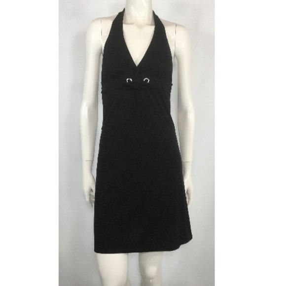 Aqua Funky Halter Dress - Picture 2 of 3